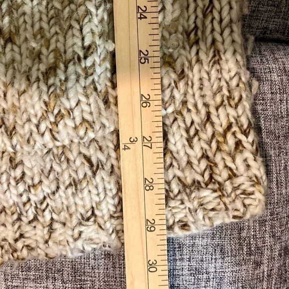 Gap Wool Blend Chunky Knit Belted Button Down Cardigan w/Pockets Size Small - Picture 9 of 10